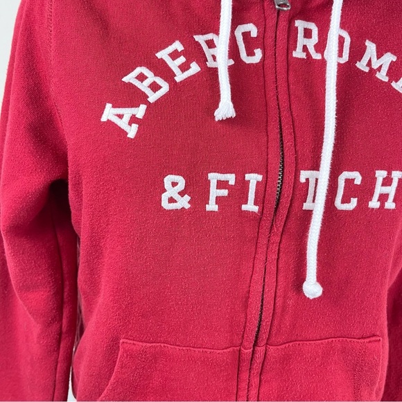 Abercrombie Fitch womens fleece lined hooded zip up size S - Picture 4 of 7